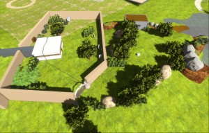 The Witness: Area just outside the house The Witness: Area just outside the house